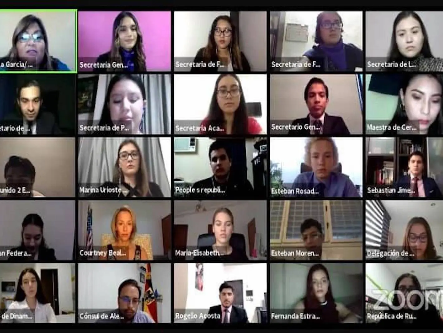 Foto de la edición 2020 del SMMUN.