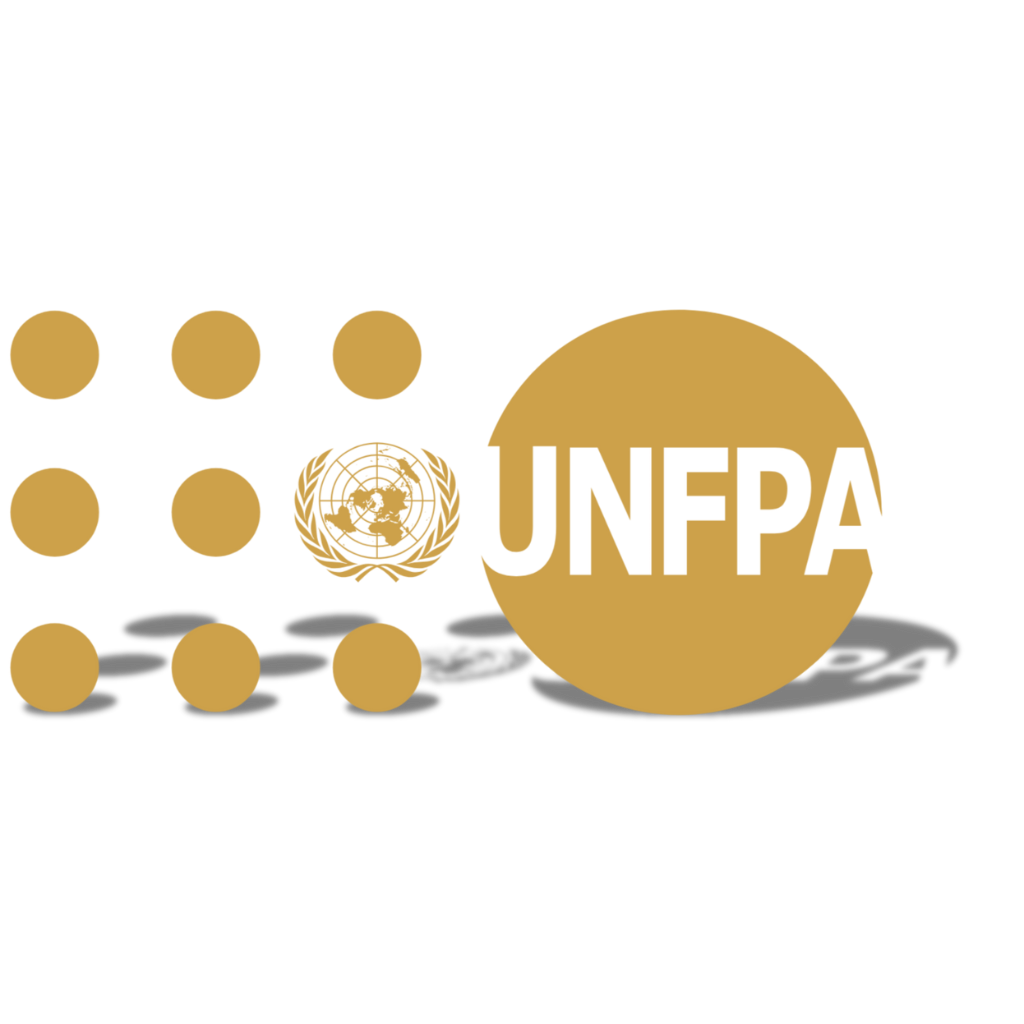 Logo de UNFPA.